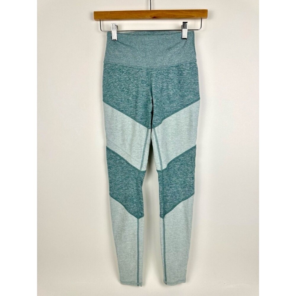 ALO Yoga Colorblock Leggings High Rise Athletic Workout Yoga Pants Women’s Small